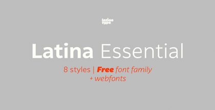 Essential free typeface